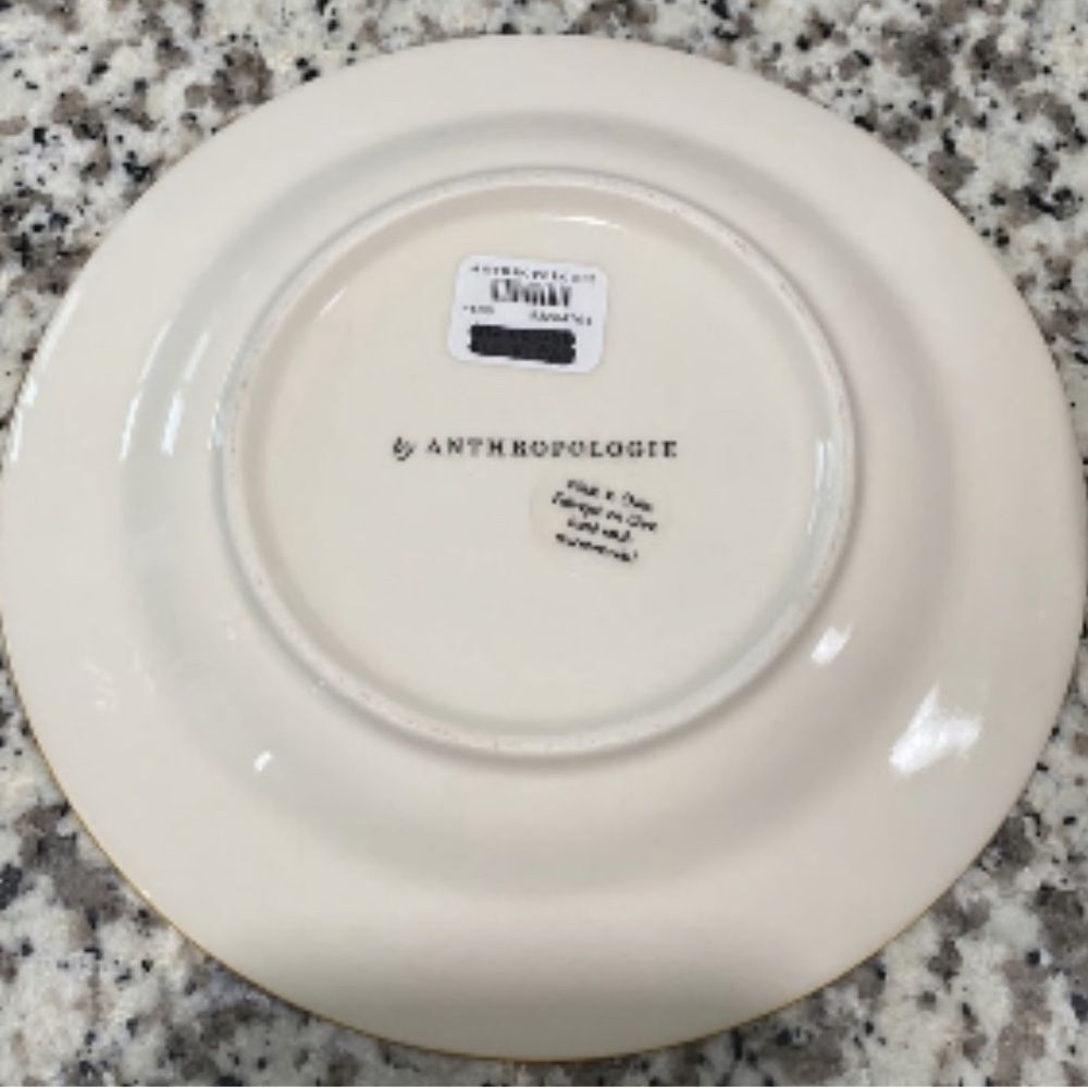 NWT Anthropologie Walter Chihuahua Dog Biography Canape Plates Set of 4. - Picture 5 of 5